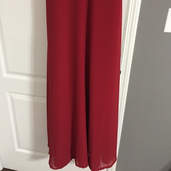Red bridesmaid or prom dress. Brand B2 size 10. - Picture 2 of 5
